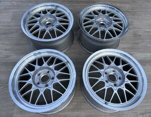 BBS RG136 RG138 17インチアルミホイール 8J 9J PCD114.3 5H ET45 ET50 4本セット　チェイサー マークⅡなどへ