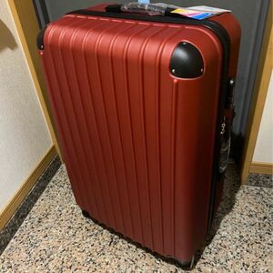 新品 キャリーケース スーツケース Mサイズ ワインレッド 