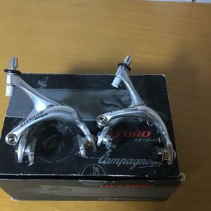 ＊A27 Campagnol カンパニョーロ レコード ブレーキ前後セット 未使用 長期保管 カンパ BR02-RED デッドストック 発送 ゆうパック60