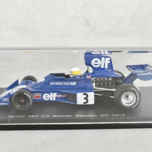 スパーク1/43 Tyrrell 007 n゜3 Winner Sweden GP 1974 (No.13)の画像1