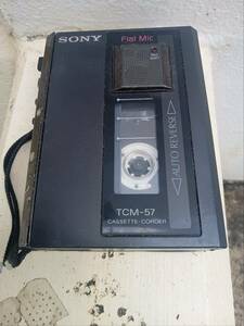 SONY ソニー カセットテープレコーダー TCM-57　ジャンク品