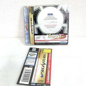 F04007 CD ゲームソフト ビクトリーゴール ワールドワイドエディション セガサターン専用ソフト SEGA 取扱説明書付 サッカーゲーム