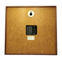 E03037 SEIKO QUARTZ アナログ壁掛け時計 セイコー 高級感 重厚 昭和 応接室 レトロ ゴールドカラー セイコー QA580_画像3