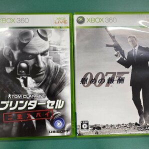 007 慰めの報酬_スプリンターセル 二重スパイ セット販売 XBOX360【中古品】の画像1
