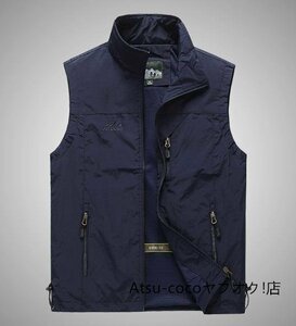 ベスト　撮影　釣り　登山用　メンズ　アウトドア　ジャケット　　多ポケット　作業服