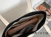 キャンバス バッグ トートバッグ レディース　大容量　軽量　バッグ　ハンドバッグ 　帆布　カバン　シンプル_画像5