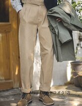 Gurkha pants グルカ パンツ ロングパンツズボン 通勤メンズ用 カジュアルパンツ カーゴパンツ レトロ おしゃれ_画像7