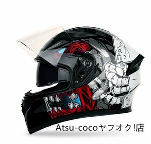 新品人気商品フルフェイスヘルメットシステムヘルメットおしゃれバイクヘルメット男女通用8色選択可
