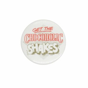 レトロ 缶バッジ ビンテージ 缶バッチ イギリス輸入雑貨 ピンバッジ ピンバッチ ET THE CHOCOHOLIC SHAKES