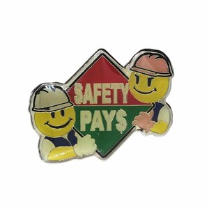 Walmart ピンズ ピンバッチ ピンバッジ 留め具付き SAFETY PAY$ アメリカ輸入雑貨