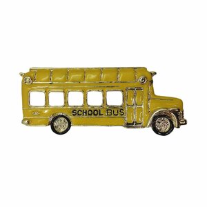 スクールバス SCHOOL BUS ブローチ ピンバッジ ピンバッチ アメリカ輸入雑貨 アクセサリー