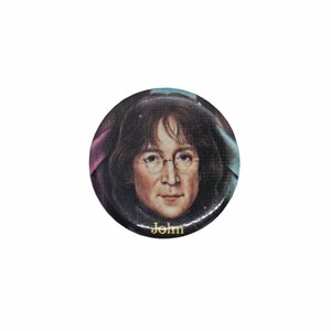 John Lennon ジョン・レノン 缶バッジ シンガーソングライターミュージシャン 缶バッチ ピンバッチ