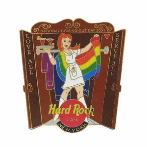 Hard Rock CAFE ウェイトレス ピンズ ハードロックカフェ リミテッドエディション ピンバッジ LGBT ピンバッチ 留め具付き コレクター NEW