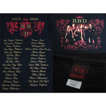 ミュージシャンTシャツ ポップグループRBD ツアーTシャツ メンズ Sサイズ 古着_画像3