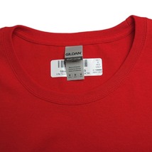 新品 GILDAN レディース ロングスリーブ tシャツ エッフェル塔 プリントTシャツ 長袖 Mサイズ 赤色 ティーシャツ ロンt ロンティ_画像3
