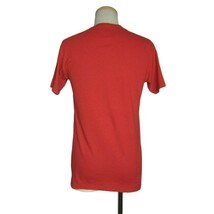 Tシャツ ティーシャツ 鳥のキャラクター プリントtシャツ メンズ Sサイズ 赤 古着_画像2