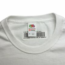 新品 Tシャツ ユニーク プリントTシャツ 白色 半袖 メンズ Sサイズ FRUIT OF THE LOOM トップス ティーシャツ_画像3