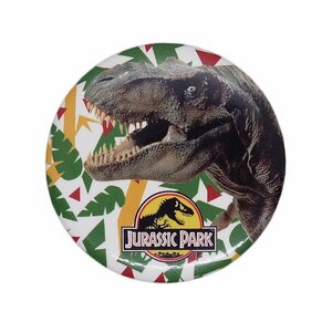 映画 ジュラシックパーク 缶バッジ 90's レトロ 缶バッチ ビンテージ ピンバッジ 恐竜 ピンバッチ JURASSIC PARK