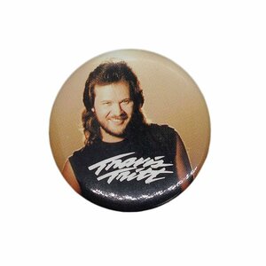 カントリーミュージシャン TRAVIS TRITT 缶バッジ 90's レトロ ピンバッジ 缶バッチ ピンバッチ トラヴィス・トリット