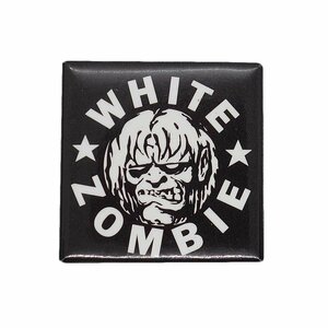 USA製 WHITE ZOMBIE 缶バッジ ヘヴィメタルバンド 90's レトロ ビンテージ 缶バッチ ピンバッジ ホワイト・ゾンビ