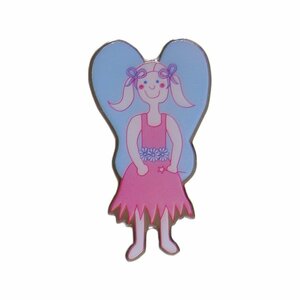 ピンバッチ ピンズ 女の子 USA ピンバッジ 留め具付き レトロ