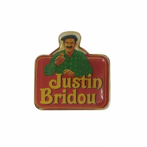 ピンズ ピンバッチ 留め具付き ピンバッジ レトロ Justin Bridou ソーセージ おじさん