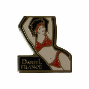 ピンバッチ ピンズ セクシー 水着女性 DANIEL FRANCE ピンナップ・ガール ピンバッジ 留め具付き レトロ