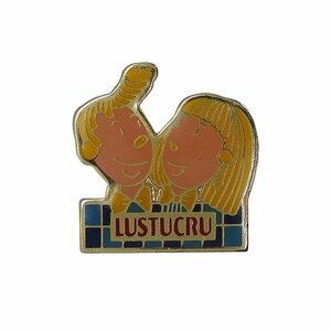 ピンズ ピンバッジ ピンバッチ LUSTUCRU 男の子と女の子 留め具付き