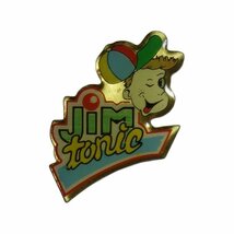 ピンバッチ ピンズ JIM tonic 少年 フランス ピンバッジ 留め具付き レトロ_画像1