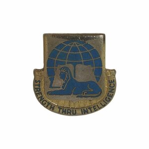 米陸軍 第519軍事情報大隊 ピンズ U.S. ARMY ミリタリー クレスト 留め具付き ピンバッジ ピンバッチ インシグニア 徽章
