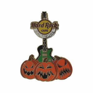 Hard Rock CAFE ハロウィン ピンズ ハードロックカフェ ピンバッチ ピンバッジ 留め具付き かぼちゃ ギター Limited Edition