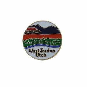 West Jordan Utah ピンズ アメリカ地域ユタ州ウェストジョーダン ピンバッジ 留め具付き