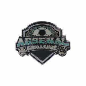 ARSENAL CHALLENGE サッカー ピンズ 留め具付き ピンバッチ ピンバッジ