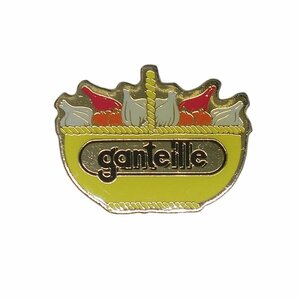 ピンズ ピンバッジ にんにく ganteille フランス レトロ 留め具付き