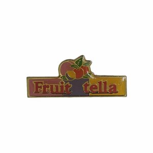 ピンズ 留め具付き ピンバッチ ピンバッジ ビンテージ フランス Fruit tella フルーツお菓子