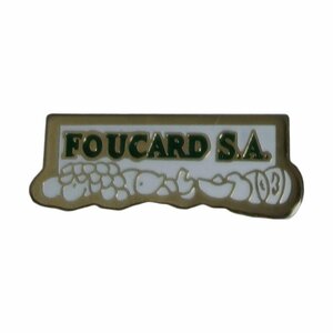 ピンバッチ ピンズ フルーツ FOUCARD フランス ピンバッジ 留め具付き レトロ