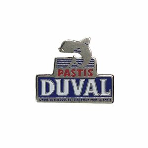 PASTIS DUVAL リキュール ピンズ お酒 イルカ レトロ ピンバッチ ピンバッジ 留め具付き