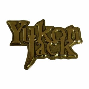 ピンズ ピンバッジ お酒 Yukon Jack ウイスキー リキュール ロゴ ピンバッチ 留め具付き レトロ