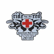 American Red Cross 赤十字 ピンバッジ ピンバッチ ラペルピン 留め具付き_画像1