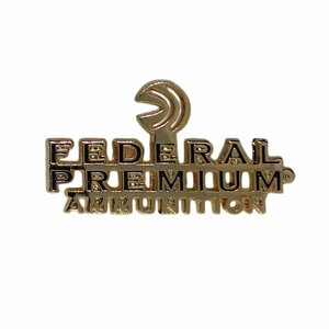 弾薬メーカー FEDERAL PREMIUM AMMUNITION ピンズ ピンバッチ レトロ ピンバッジ 留め具付き