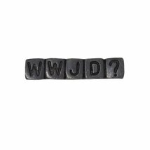 WWJD? ピンズ クリスチャン ピンバッチ ピンバッジ 留め具付き_画像1