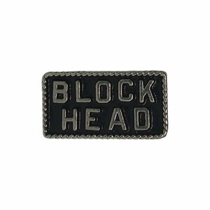 BLOCKHEAD バイカー ピンズ ピンバッジ ピンバッチ ラペルピン 留め具付き