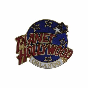 PLANET HOLLYWOOD ロゴ ブローチ ORLANDO プラネットハリウッド ピンバッチ ピンバッジ