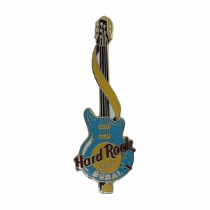 Hard Rock CAFE ギター ブローチ ハードロックカフェ ピンバッチ 楽器 DUBAI