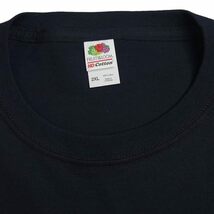 新品 tシャツ FRUIT OF THE LOOM ギター プリントTシャツ 黒色 半袖 メンズ 大きいサイズ 2XL ティーシャツ tee_画像4