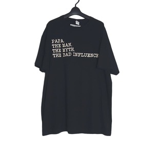 新品 tシャツ FRUIT OF THE LOOM プリントTシャツ 黒色 半袖 メンズ XLサイズ トップス ティーシャツ