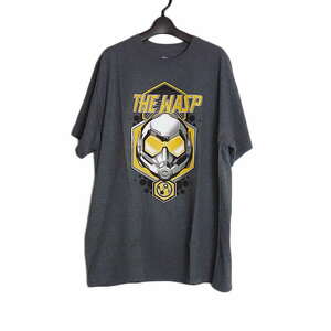 新品 キャラクター tシャツ 映画 アントマン&ワスプ プリントTシャツ THE WASP グレー色 メンズ XLサイズ 半袖