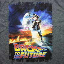 新品 tシャツ バックトゥザフューチャー プリントTシャツ GILDAN ダークヘザー色 メンズ XLサイズ 半袖 BACK TO THE FUTURE_画像4