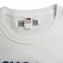新品 tシャツ FRUIT OF THE LOOM 野球 プリントTシャツ 半袖 メンズ Lサイズ 白色 ティーシャツ_画像3