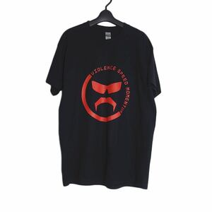 新品 tシャツ VIOLENCE SPEED MOMENTUM プリントTシャツ 黒色 半袖 メンズ Lサイズ ティーシャツ GILDAN アウトレット